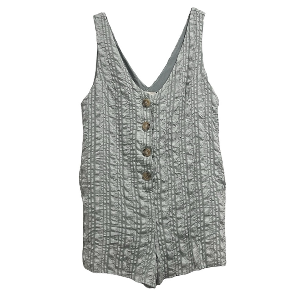 STYLE RACK Sleeveless Button Front Romper Size Medium